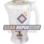 VASO PLÁSTICO DE LICUADORA WALITA LIQFAZ C/TRAVA CRISTAL 1039