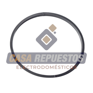 ARO DE SILICONA NEGRA PARA TAPA DE OLLA A PRESIÓN DE 7 LT