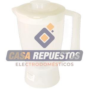 VASO DE LICUADORA ARNO OPTIMIX PLUS LN37 / FACICLIC TOP LN38 / EASY MIX / POWER MIX 550W LQ10-LQ11-LQ12-LQ20-LQ32/ TAPA BLANCA / TONO TRANSLÚCIDO