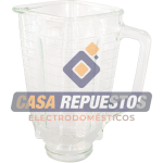 VASO DE LICUADORA OSTER DE PLÁSTICO CUADRADO DELGADO PARA  MODELO OSTERIZER