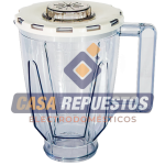 VASO DE PLÁSTICO PARA LICUADORA BA-04 TONO HUMO PARA MODELO PREMIER MIXERS BLENDERS ED-6118 2 EN 1
