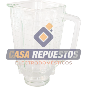 VASO DE LICUADORA OSTER CUADRADO VIDRIO A-13 PARA MODELO OSTERIZER