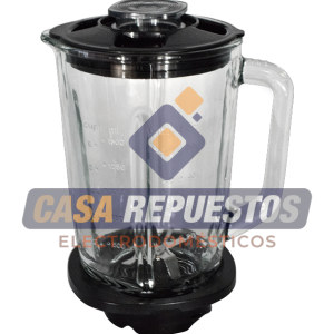 VASO DE LICUADORA VIDRIO A-982 PARA MODELO PHILIPS ANTIGUO